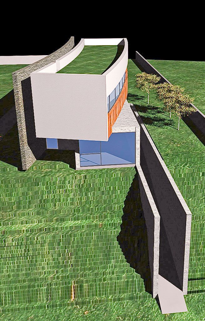 Javier Mariño. Estudio de arquitectura. Baiona. Vivienda unifamiliar aislada. Carballal. Vigo. 1997