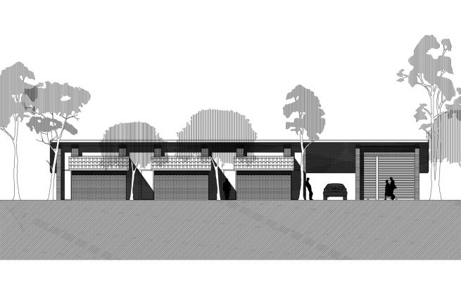 Javier Mariño. Estudio de arquitectura. Baiona. Vivienda unifamiliar aislada. Mosende. O Porriño. 1999