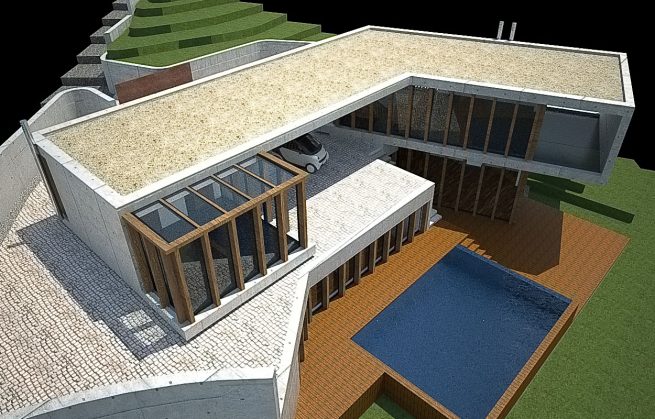 Javier Mariño. Estudio de arquitectura. Baiona. Vivienda unifamiliar aislada. Parada. Nigrán. 2005